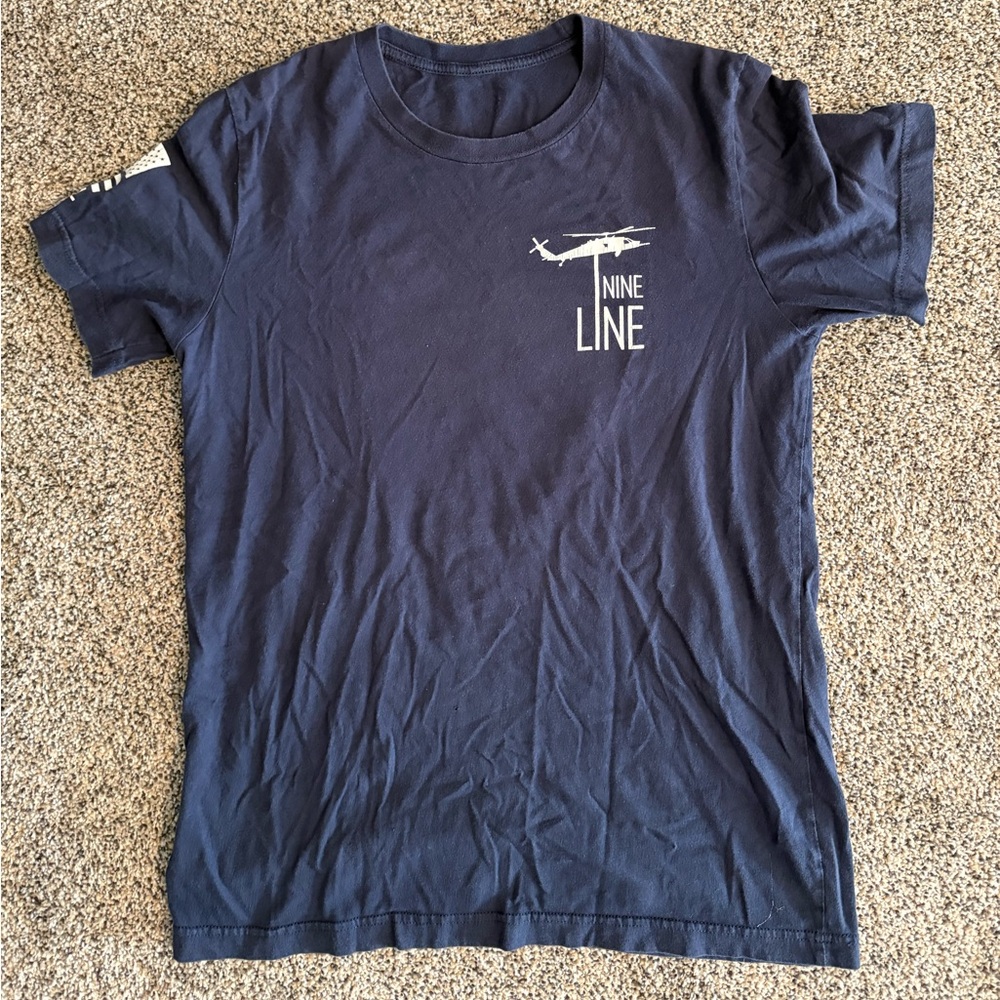 Nine Line Navy Blue T-Shirt